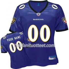 Nainen Baltimore Ravens NFL Pelipaita Custom Violetti 